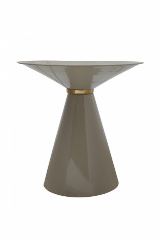 Masuta de cafea rotunda 46,5x46,5x 40 cm taupe