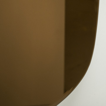 Oglindă cu forma neregulata Amber 45x1x61 cm maro - Img 2