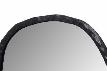 Oglindă cu rama din aluminiu neagra Duke 75x75x3 cm - Img 3