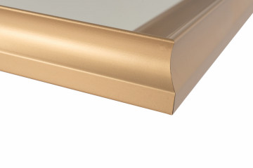 Oglinda dreptunghiulara cu rama din polistiren champagne Scott, 45,5cm (L) x 36,5cm (L) x 5,2cm (H) - Img 4