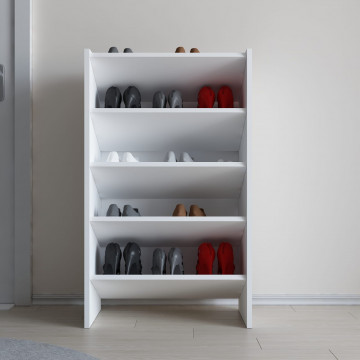 Pantofar din pal melaminat Nil alb 60 cm - Img 3