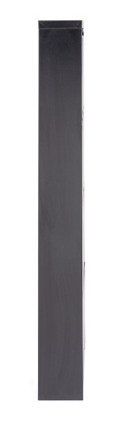 Pantofar metalic Eyvin, 4 uși rabatabile, negru, 50x15x139,3 cm - Img 4