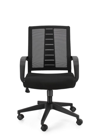 Scaun de birou Roman, cu brațe, reglabil, din plasă, negru, 62x55.5x93.5-103 cm - Img 4