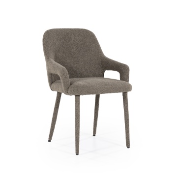 Scaun Fika din tesatura maro - Img 11