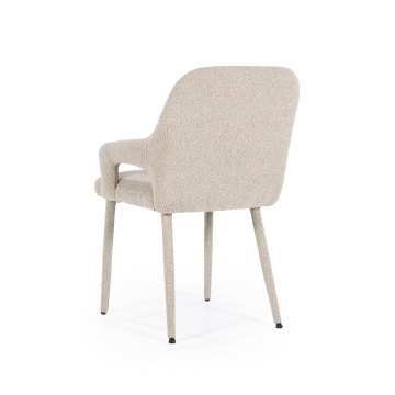 Scaun Fika din tesatura taupe - Img 5
