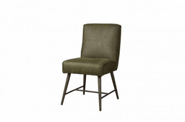 Scaun piele artificiala Belmonte verde deschis