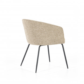 Scaun tapitat Astrid bej - Img 10