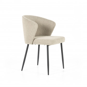 Scaun tapitat Santos taupe - Img 12