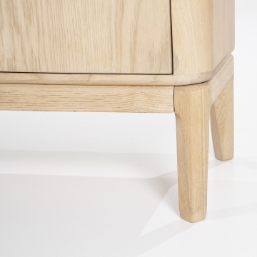 Servanta Harvey din lemn de stejar 200x40x75 cm - Img 5