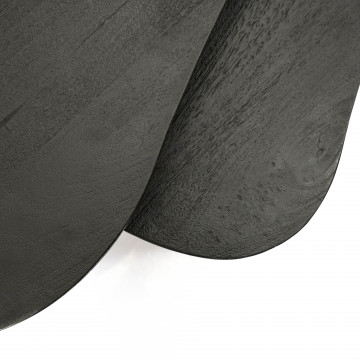 Set 2 masute de cafea din lemn de mango Guus 110x54x38 cm/70x45x32 cm negre - Img 3