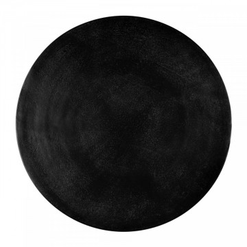 Set 2 masute de cafea rotunde din metal Bolder 60x60x60 cm negre - Img 2
