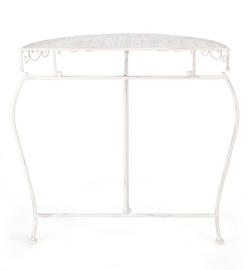 Set de 2 Console Emily, din Oțel vopsit epoxidic, 75x36x75 cm - Img 4