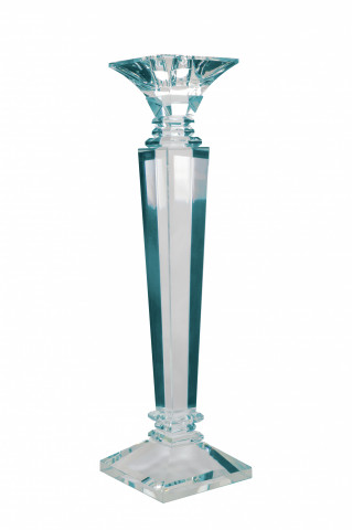 Suport lumanare din sticla de cristal Floretta III, transparent - Img 1