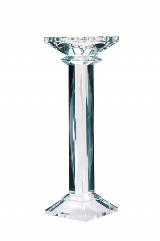 Suport lumanare din sticla de cristal Petunia III, transparent - Img 3