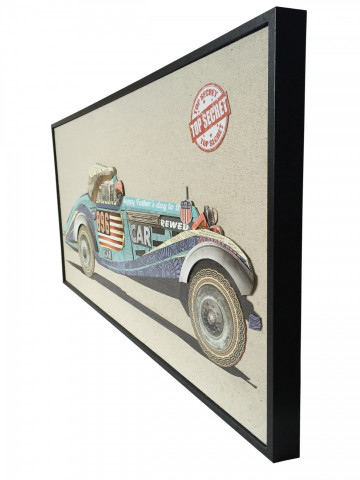 Tablou din hartie Race car I 82cm x 42cm - Img 5