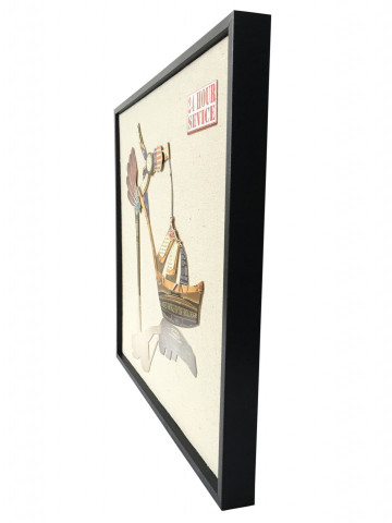 Tablou din hartie Style II 42cm x 42cm - Img 4