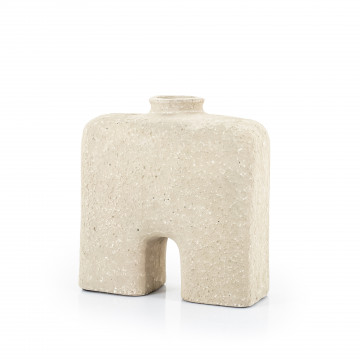 Vaza de ceramica Arca mica bej 32 cm - Img 2