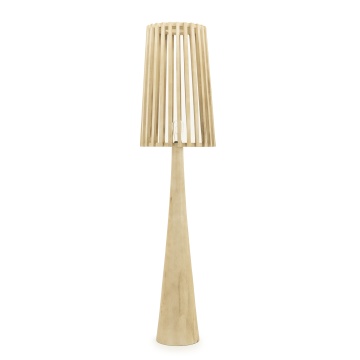 Veioza din lemn de mango natur 162 cm