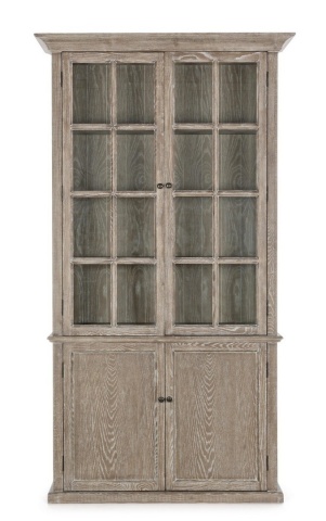 Vitrină Columbia cu 4 uși, din lemn de frasin, finisaj nitrocelulozic, 124x43x230 cm - Img 3