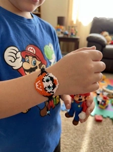 Super Mario | Brățară copii din mărgele Miyuki