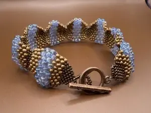 Aurora Copper | Brățară din mărgele Miyuki