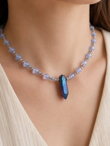 Izvor de Cristal | Colier din perle si cristale de sticlă | Handmade