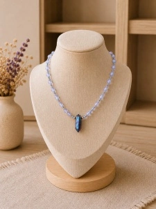 Izvor de Cristal | Colier din perle si cristale de sticlă | Handmade