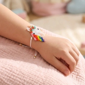 Lumea Fermecată | Brățară Copii | Handmade cu mărgele Miyuki - Img 3
