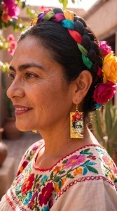 Frida Kahlo | Cercei din mărgele Miyuki | Handmade