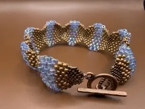 Aurora Copper | Brățară din mărgele Miyuki