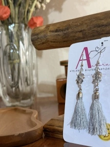 Cercei Handmade | Colecția Ciucuri | Reflexii Fumurii | Atelier Aurora