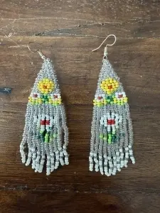 Floare de Câmp | Cercei handmade din mărgele Miyuki