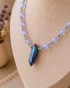 Izvor de Cristal | Colier din perle si cristale de sticlă | Handmade