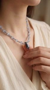 Izvor de Cristal | Colier din perle si cristale de sticlă | Handmade