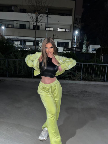 Trening catifea Kim Lime
