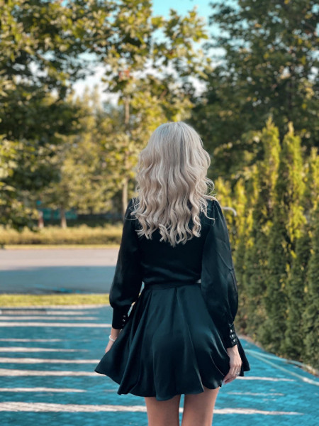 rochie de seara rochie lunga rochie midi rochie neagra rochie satin rochie nunta
