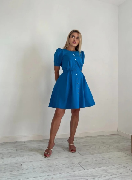 Rochie Hermosa Scurta Blue