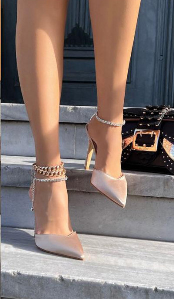 Pantofi Isabel Beige - Img 3