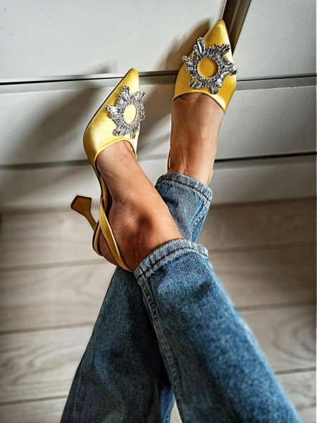 Pantofi Sindy Yellow - Img 2