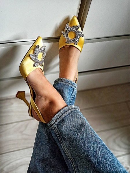 Pantofi Sindy Yellow - Img 3