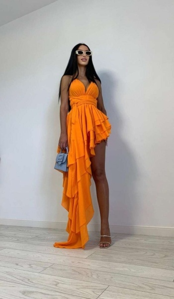 Rochie Anabel Orange - Img 2