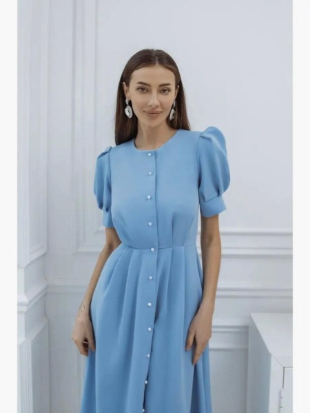 Rochie Hermosa Lunga Bleu - Img 2
