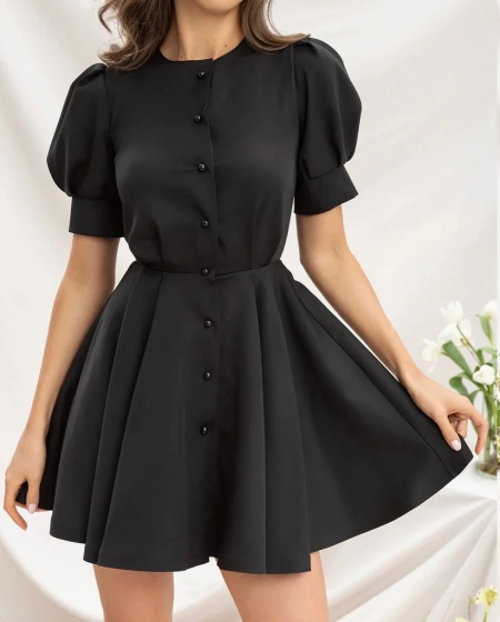 Rochie Hermosa Scurta Black - Img 4