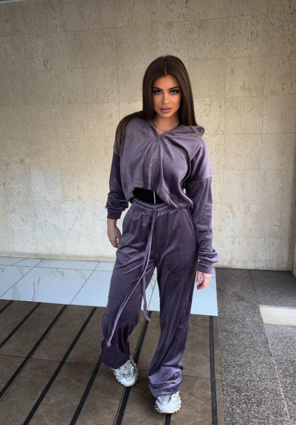Trening catifea Neira Purple