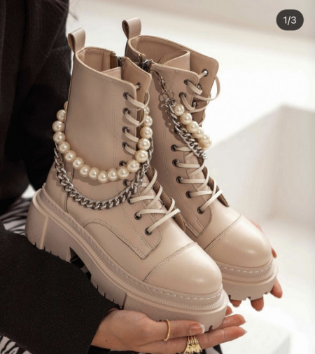 Ghete inalte bocanci iarna shoes boutique perle pietre strasuri