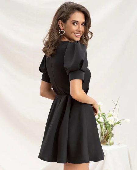 Rochie Hermosa Scurta Black - Img 5