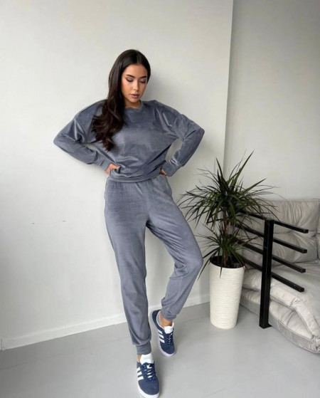 Trening din catifea Lola grey