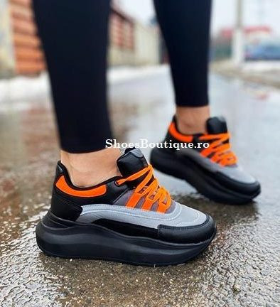 Маратонки Adelle Black&Orange