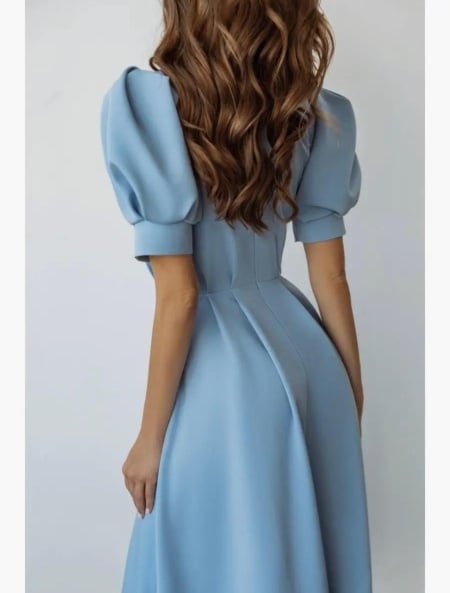 Rochie Hermosa Lunga Bleu - Img 4