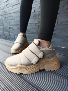 Adidasi Cori Gri Kaki